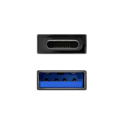 Aisens Mini Adaptador USB 32 Gen1 3A CM AH Gris