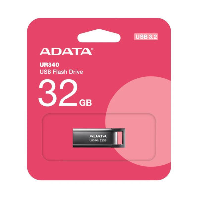 ADATA Lapiz USB UR340 32GB USB 32 Metal Black