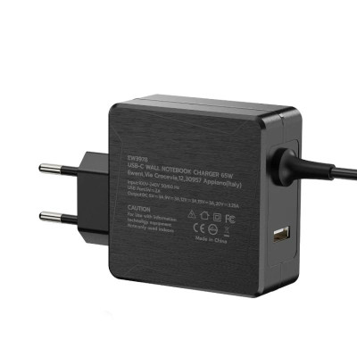 EWENT Cargador USB C PD 45W Puerto usb A