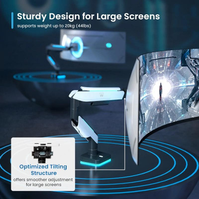 EWENT EW1509 Soporte monitor 0 49 con luces RGB