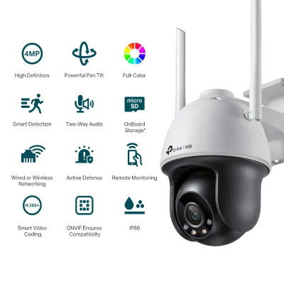 VIGI Camara IP PT C540 W 4MP Plastico FColor Wi Fi