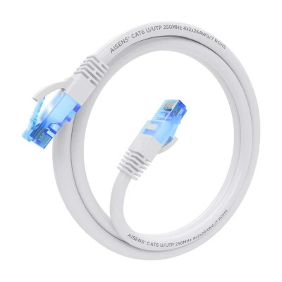 Aisens Cable RJ45 CAT6 UTP AWG26 CCA Blanco 10 Aisens Cable RJ45 CAT6 UTP AWG26 CCA Blanco 10
