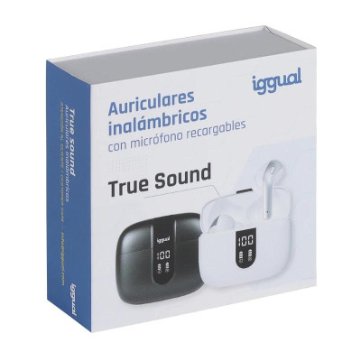 iggual Auriculares inalambricos TWS Bluetooth negr iggual Auriculares inalambricos TWS Bluetooth negr
