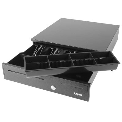 iggual Cajon portamonedas IRON 20 42cm 48 negro