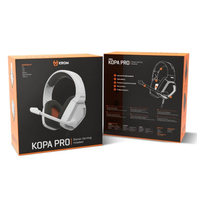 KROM KOPA PRO AURICULAR GAMING STEREO BLANCO