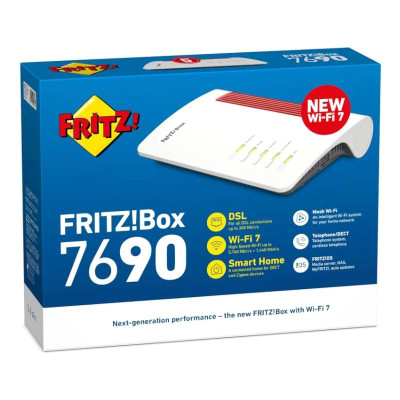 FritzBox 7690 Router WiFi7 4x4 Mesh 1x25Gb WAN