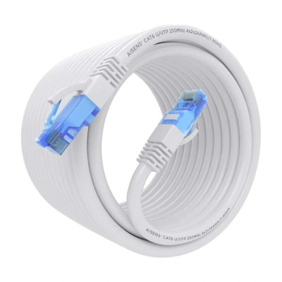 Aisens Cable RJ45 CAT6 UTP AWG26 CCA Blanco 10m Aisens Cable RJ45 CAT6 UTP AWG26 CCA Blanco 10m
