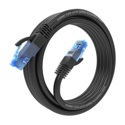 Aisens Cable RJ45 CAT6 UTP AWG26 CCA Negro 30m