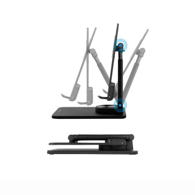 Tooq Soporte mesa tablet hasta 13 Negro