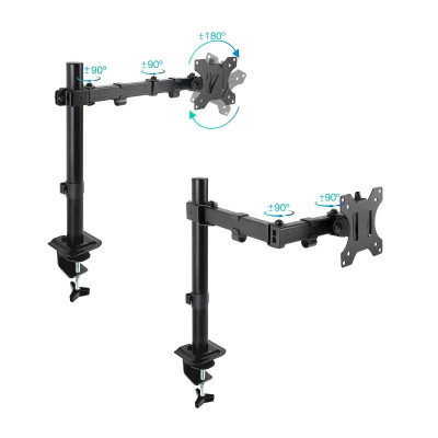Tooq Soporte mesa DB1801TN B 1 brazo 17 32