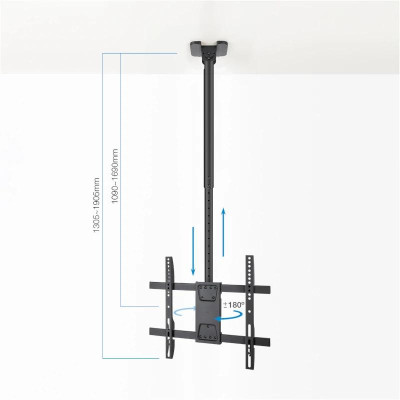 Tooq LPCE1175TSLI XL B Soporte techo TV 32 75