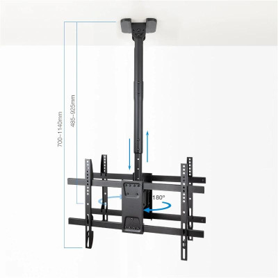 Tooq LPCE2286TSLI B Soporte techo 2 TV 43 86