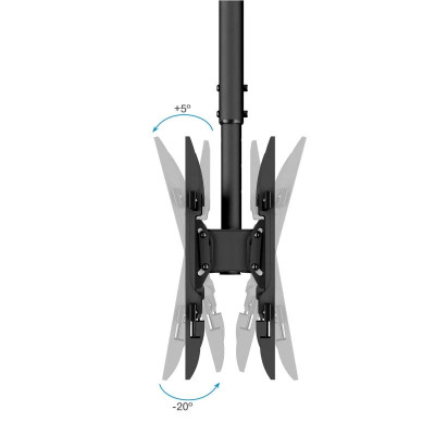 Tooq LPCE2286TSLI B Soporte techo 2 TV 43 86