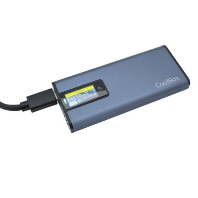 Coolbox CAJA SSD M2 NVME SATA LCD MINICHASE PS32