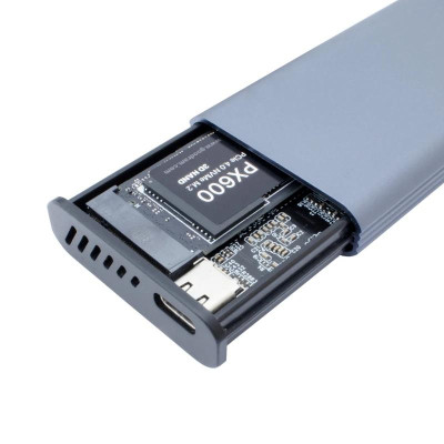 Coolbox CAJA SSD M2 NVME SATA LCD MINICHASE PS32
